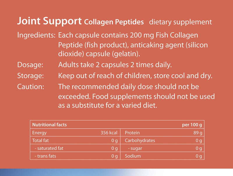 Joint Support Collagen Peptides 120 Capsules, aXimed