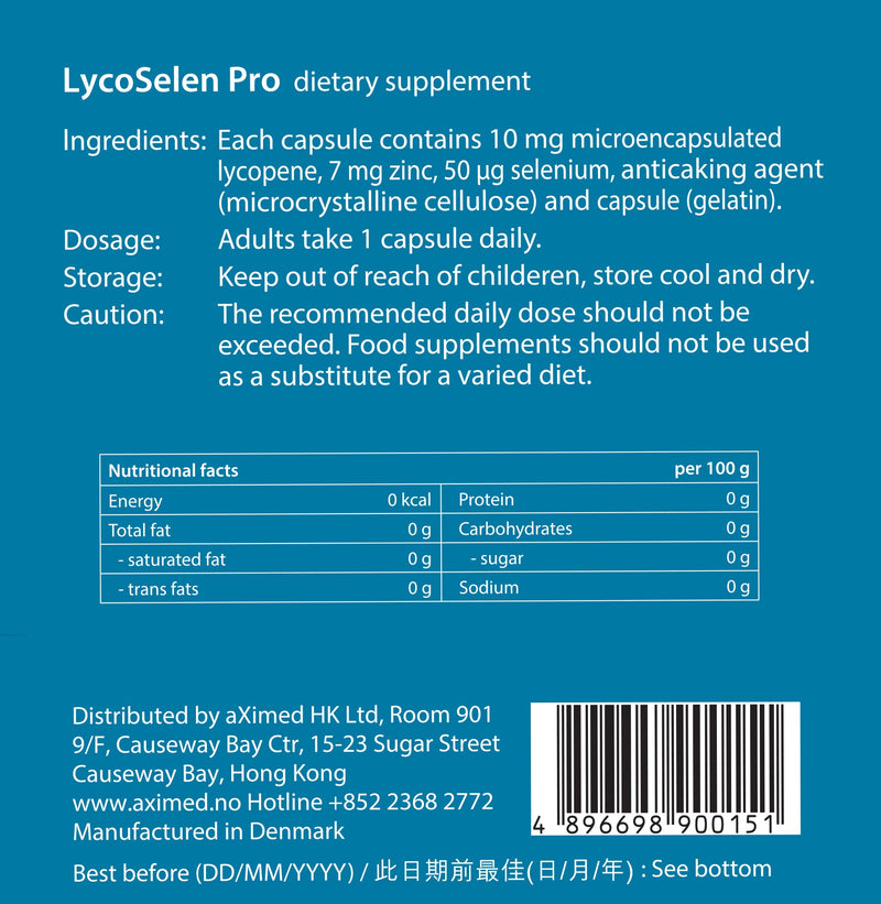 LycoSelen Pro 30 Capsules, aXimed