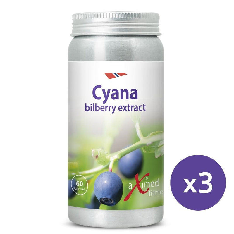 Cyana Bilberry Extract 60 capsules, aXimed