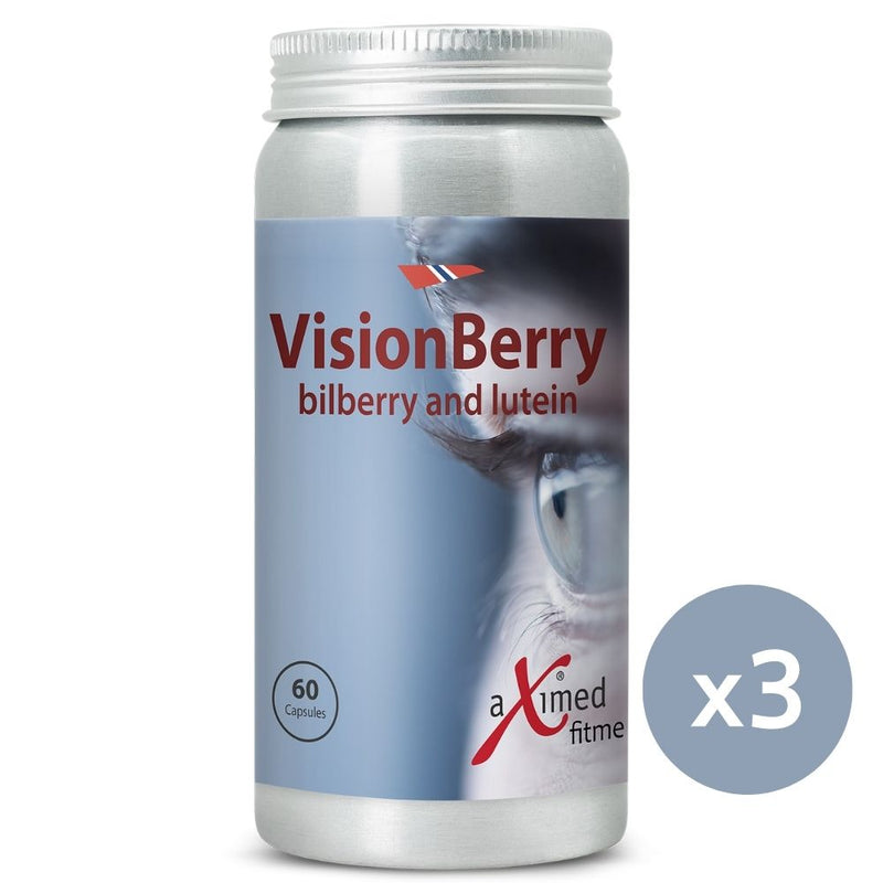 VisionBerry 60 Vegetable Capsules, aXimed